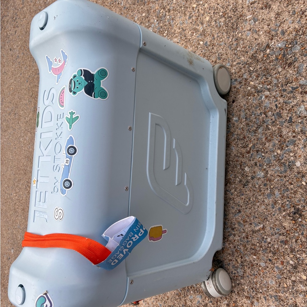 Stokke Jetkids Blue Ride-On Suitcase
